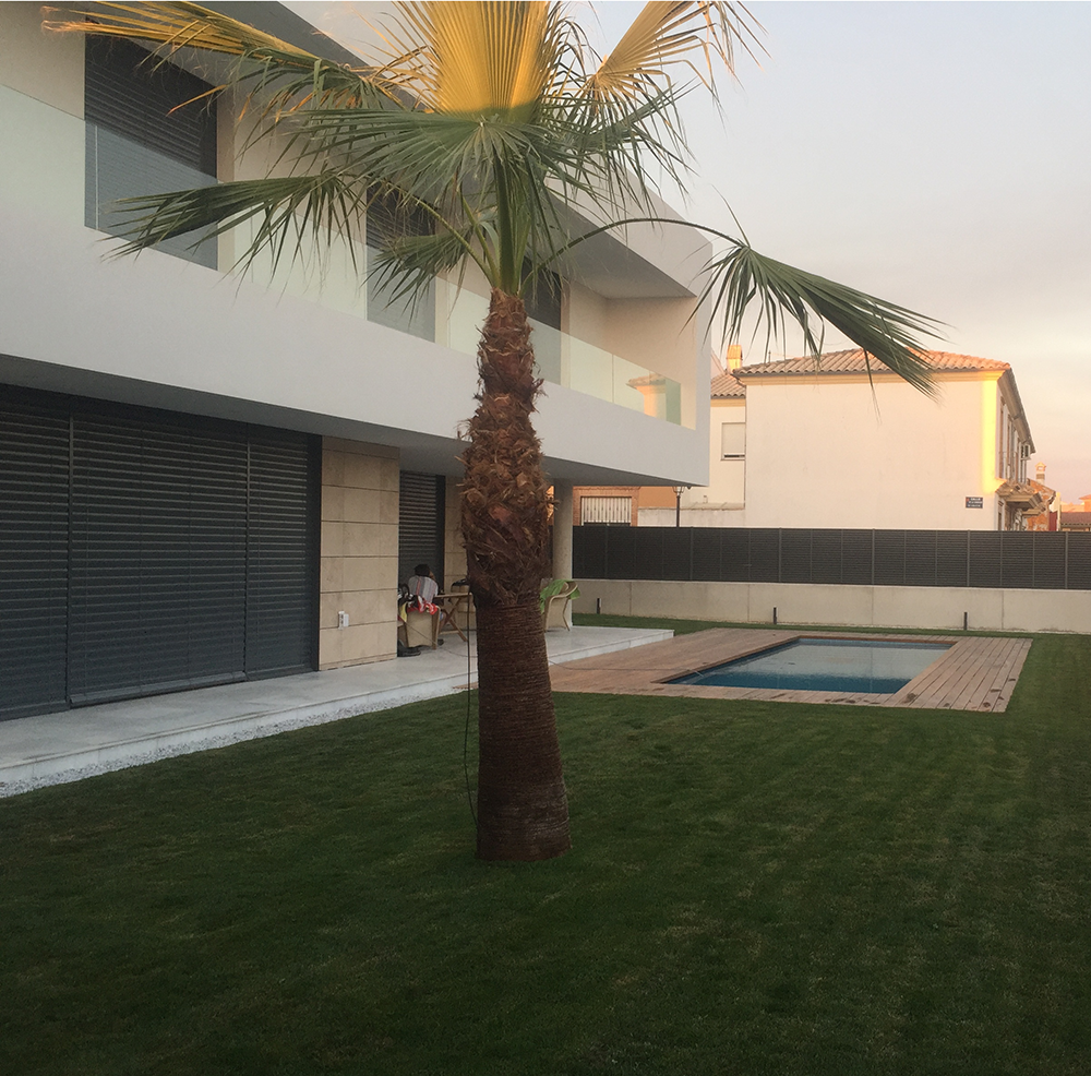 Vivienda con jardín y piscina. Ejecución en obra Jaén por Miguel Ángel Perales Arquitecto Técnico