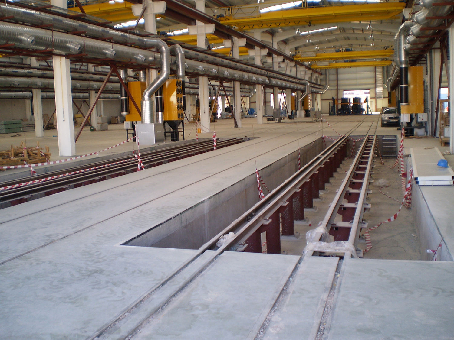 Construcción de las vías de vagones del sur realizada por Miguel Ángel Perales Arquitecto Técnico